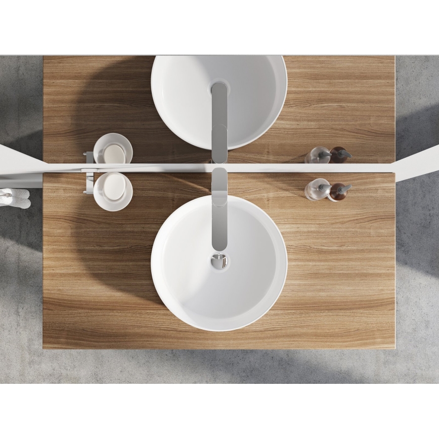 Ravak XJX01140001 - Umývadlo na dosku UNI Ø 40 cm keramika/biela