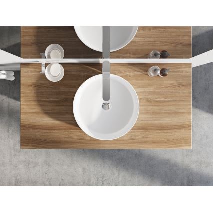 Ravak XJX01140002 - Umývadlo na dosku UNI SLIM pr. 40 cm keramika/biela