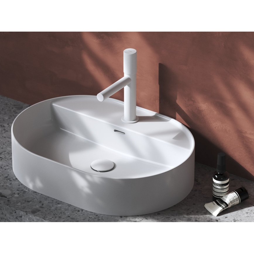 Ravak XJX01155003 - Umývadlo na dosku CERAMIC SLIM 55x40 cm keramika/biela