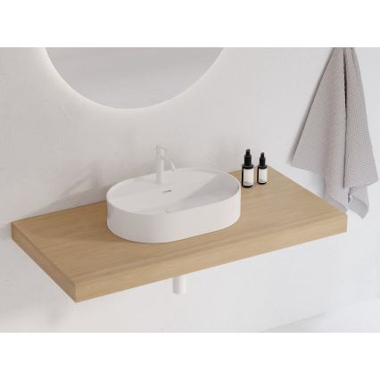 Ravak XJX01155003 - Umývadlo na dosku CERAMIC SLIM 55x40 cm keramika/biela
