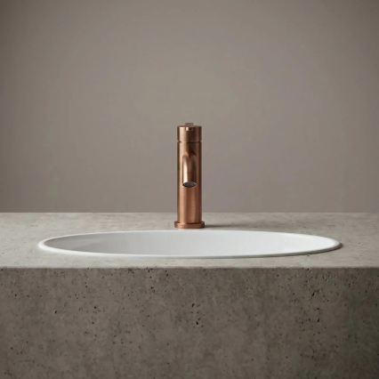 REA-B0970 - Umývadlová batéria ONTARIO 17,5 cm kartáčovaná meď