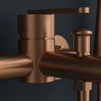 REA-B0973 - Vaňová súprava s batériou ONTARIO kartáčovaná meď