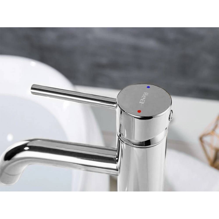 REA-B4104 - Umývadlová batéria LUNGO 28 cm lesklý chróm