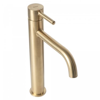 REA-B4526 - Umývadlová batéria LUNGO 28 cm, brúsené zlato