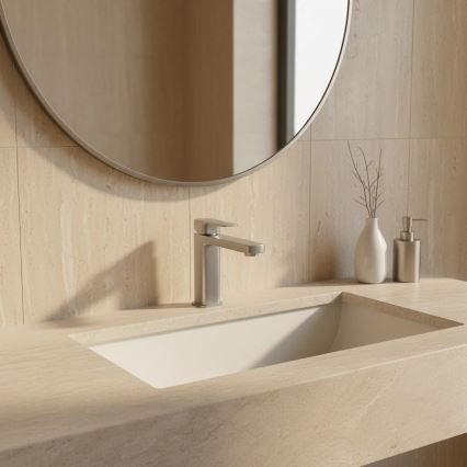 REA-B4589 - Umývadlová batéria ARLO 17 cm nikel