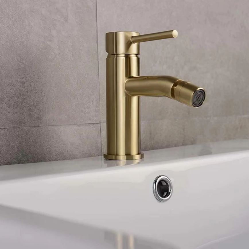 REA-B4702 - Bidetová batéria LUNGO 17 cm brúsené zlato