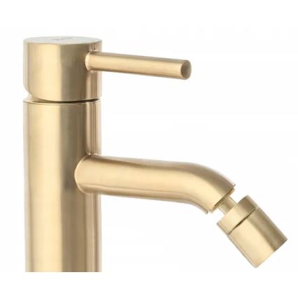 REA-B4702 - Bidetová batéria LUNGO 17 cm brúsené zlato