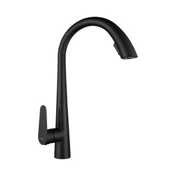 REA-B5313 - Drezová batéria s vysúvacou sprškou ROSS 43 cm čierna