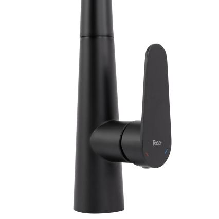 REA-B5313 - Drezová batéria s vysúvacou sprškou ROSS 43 cm čierna