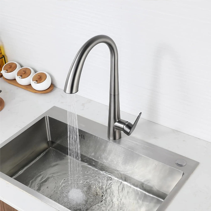 REA-B5314 - Drezová batéria s vysúvacou sprškou ROSS 43 cm nikel