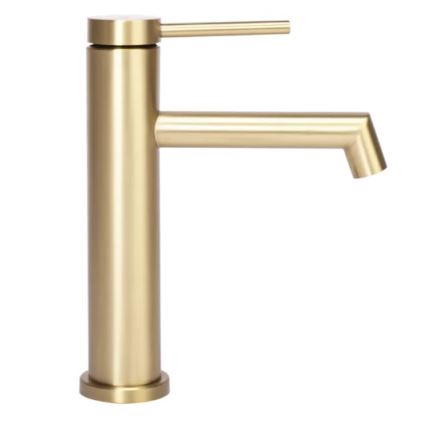 REA-B5316 - Umývadlová batéria FOSS 20,5 cm, brúsené zlato