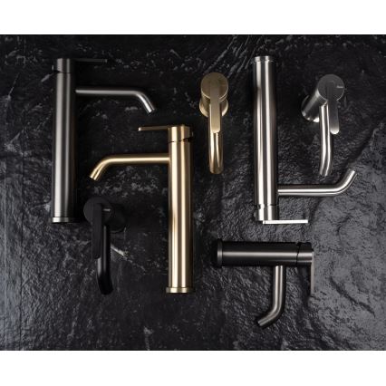 REA-B5509 - Umývadlová batéria ONTARIO 30 cm, brúsené zlato