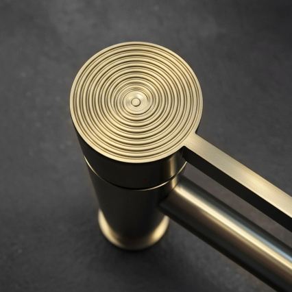 REA-B6444 - Umývadlová batéria FOSTER 18,2 cm zlatá