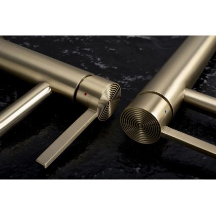 REA-B6444 - Umývadlová batéria FOSTER 18,2 cm zlatá