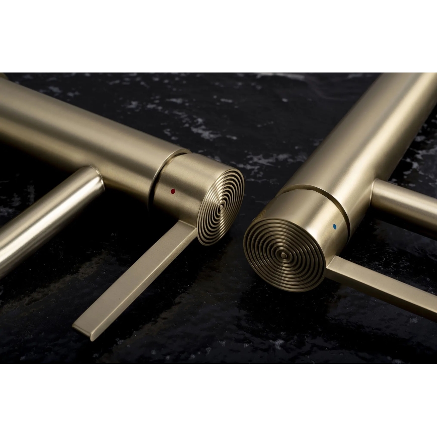 REA-B6444 - Umývadlová batéria FOSTER 18,2 cm zlatá