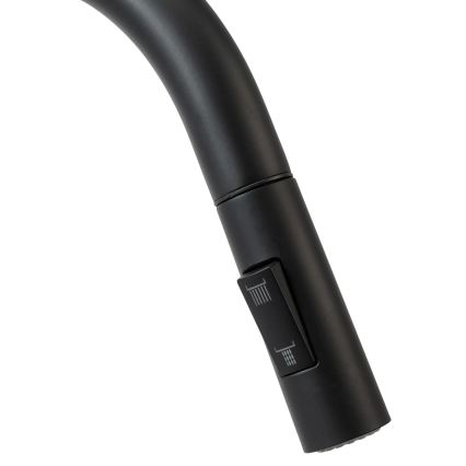 REA-B7564 - Drezová batéria s výsuvnou sprškou a filtráciou ECO FRESH 37,5 cm matná čierna