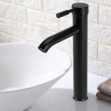 REA-B8665 - Umývadlová batéria GRAF 30,5 cm čierna