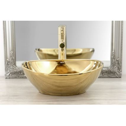 REA-B8803 - Umývadlová batéria TESS 31,5 cm zlatá