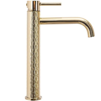 REA-B8821 - Umyvadlová batéria LUNGO ART 28 cm zlatá