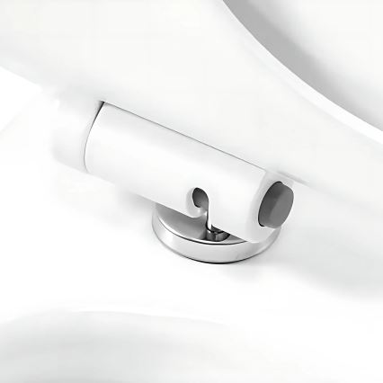 REA-C1652 - Závesné WC s toaletným sedadlom GUSTAVO RIMLESS keramika/biela