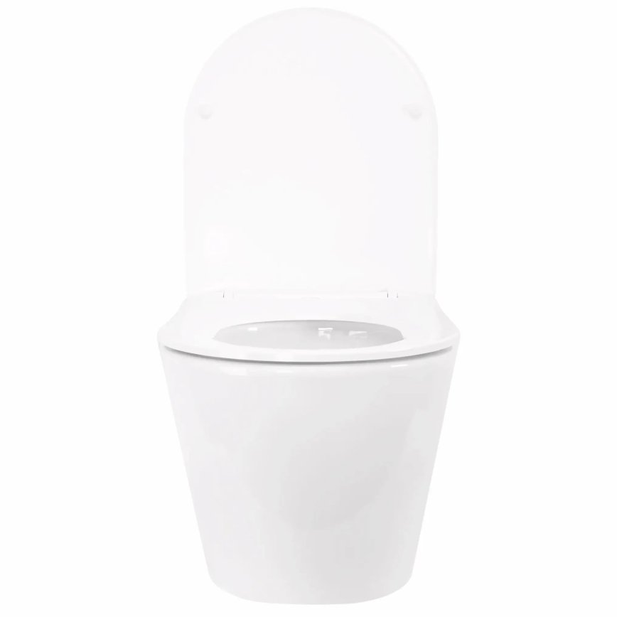 REA-C6800 - Závesné WC s WC sedátkom TITO TORNADO RIMLESS keramika/biela