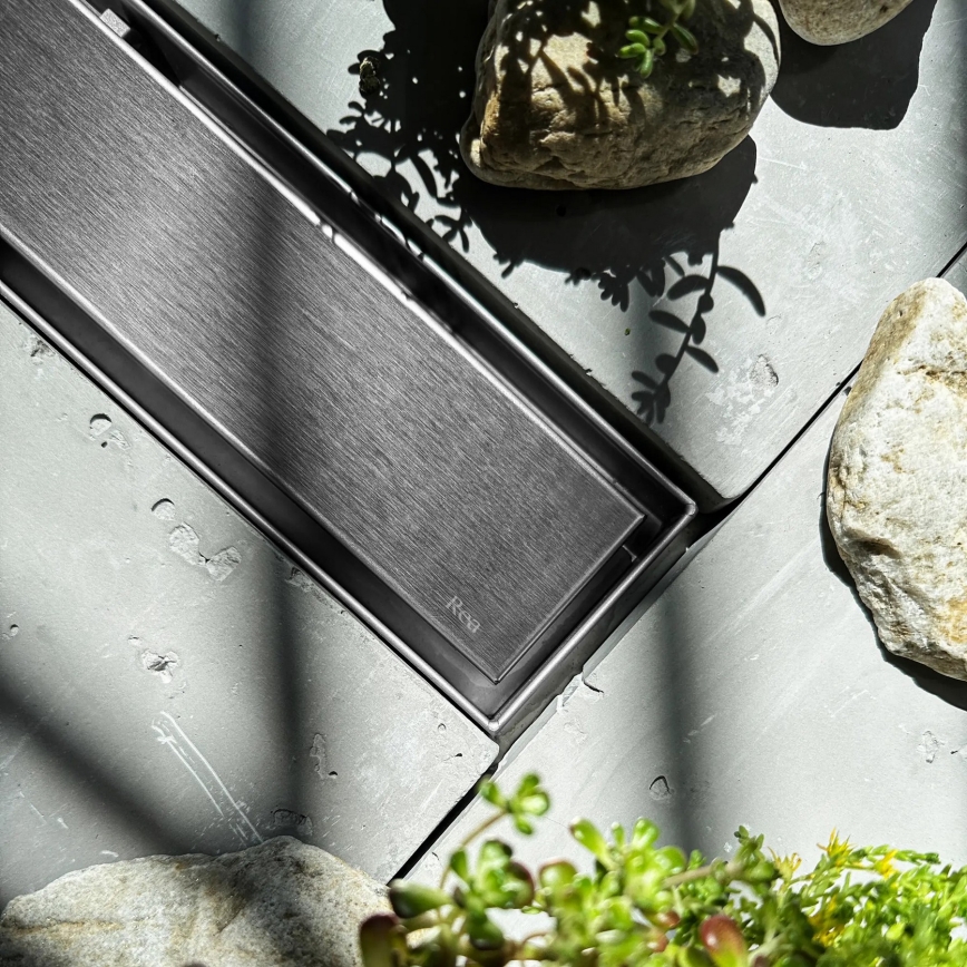 REA-G5806 - Odtokový žľab NEOX PRO 50 cm nikel