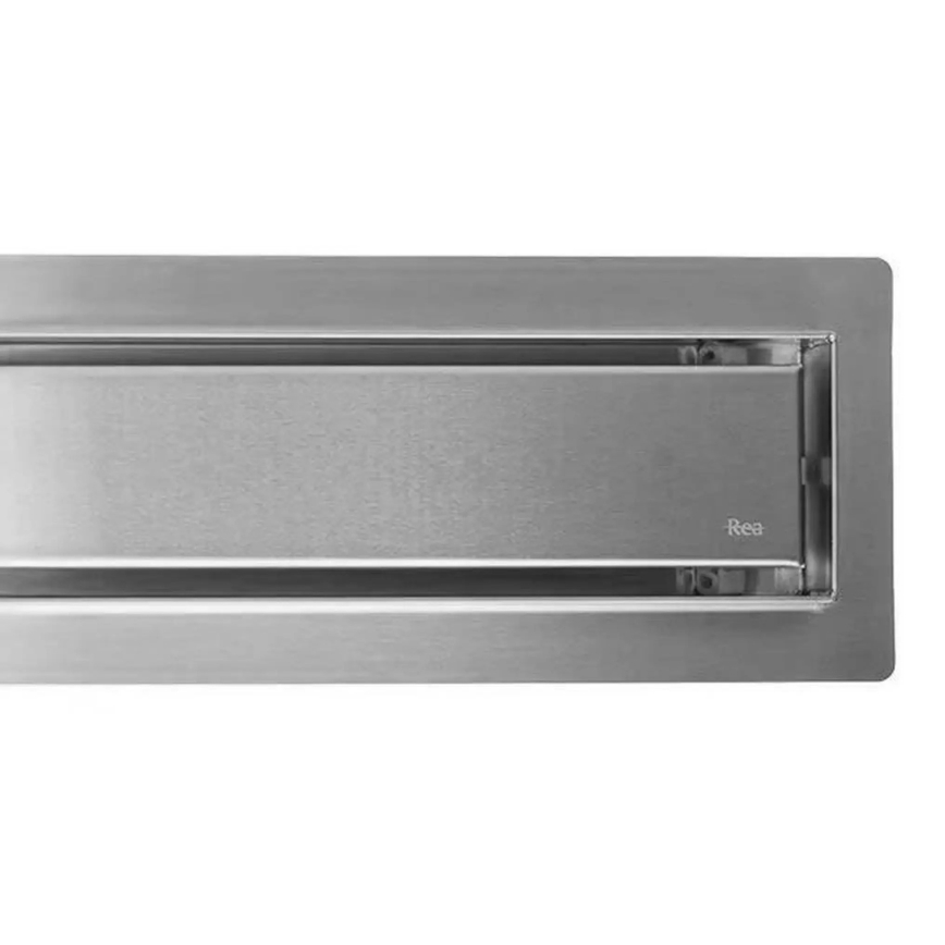 REA-G5810 - Odtokový žľab NEOX PRO 90 cm, niklový