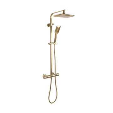 REA-P5004 - Sprchová súprava s termostatickou batériou TOM, brúsené zlato