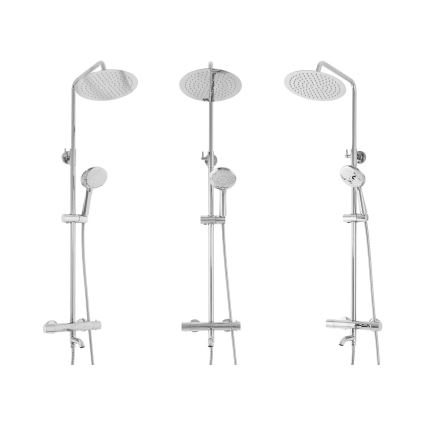 REA-P6607 - Sprchová súprava s termostatickou batériou LUNGO v lesklom chróme