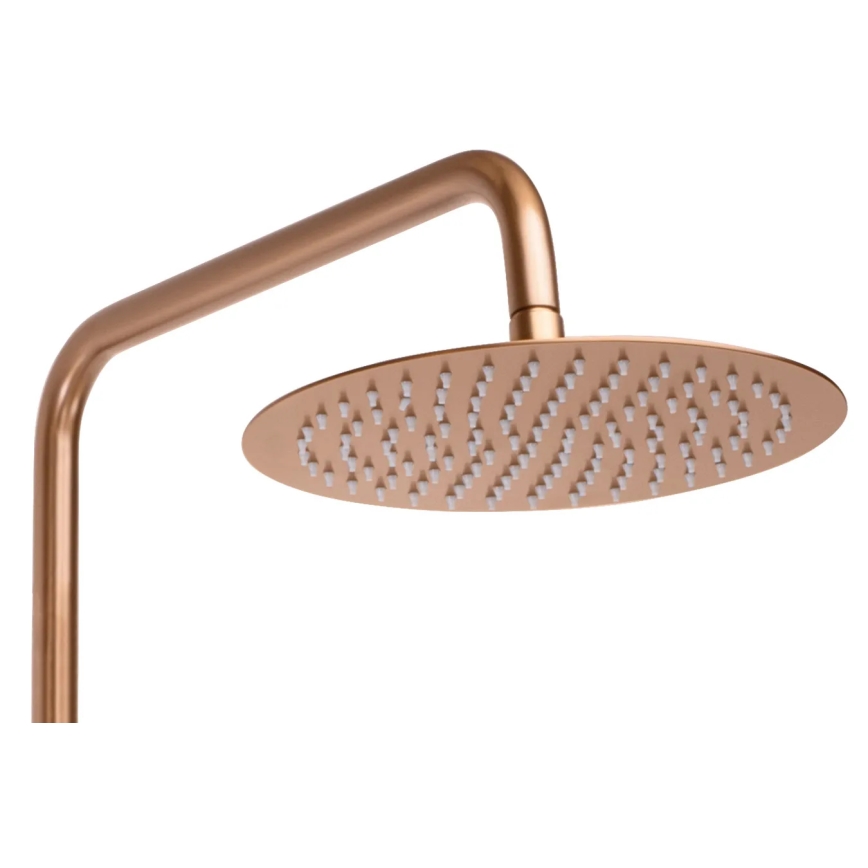 REA-P8807 - Sprchový set s termostatickou batériou LUNGO, kartáčovaná meď