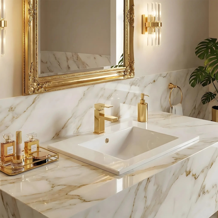 REA-U0190 - Zapustené umývadlo DAFNE 46,5x72 cm keramika/lesklá biela