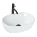REA-U0416 - Umývadlo na dosku AMELIA 34,5x48 cm keramika/lesklá biela