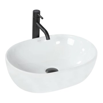 REA-U0416 - Umývadlo na dosku AMELIA 34,5x48 cm keramika/lesklá biela