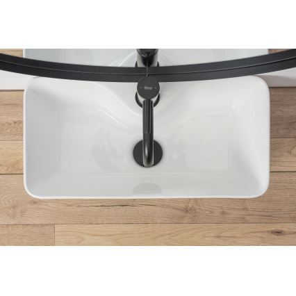 REA-U0699 - Umývadlo na dosku MERY 25x50,5 cm keramika/lesklá biela