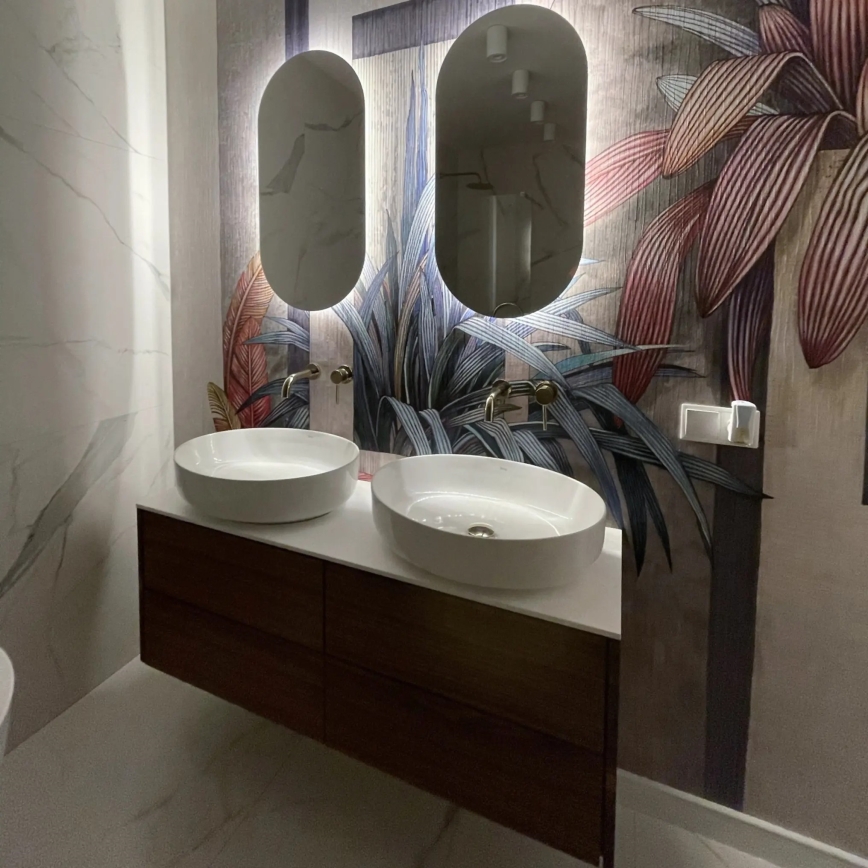 REA-U1223 - Umývadlo na dosku QUEEN 41,5x55 cm keramika/lesklá biela