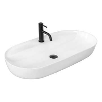 REA-U2541 - Umývadlo na dosku AURA 41x81 cm keramika/lesklá biela