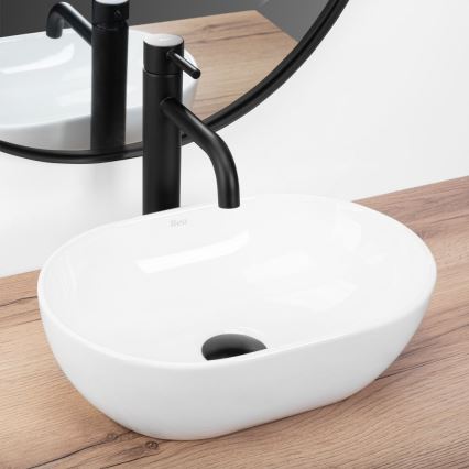 REA-U3322 - Umývadlo na dosku AMELIA MINI 26x38 cm keramika/lesklá biela