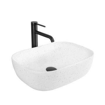 REA-U4001 - Umývadlo na dosku BELINDA 33,5x46,5 cm keramika/matná biela