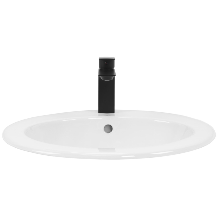 REA-U4122 - Zapustené umývadlo DALIA 46x51,5 cm keramika/lesklá biela