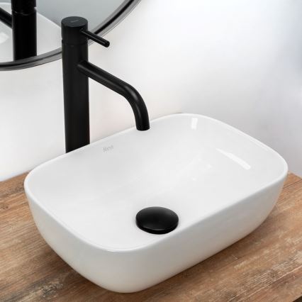 REA-U5667 - Umývadlo na dosku BELINDA MINI 25x36 cm keramika/lesklá biela