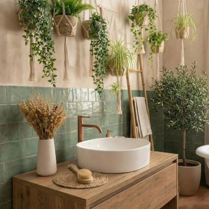 REA-U6370 - Umývadlo na dosku JOANA 38,5x50,5 cm keramika/lesklá biela