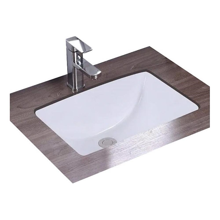 REA-U6653 - Zapustené umývadlo ADELA 33x46 cm keramika/lesklá biela