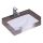 REA-U6653 - Zapustené umývadlo ADELA 33x46 cm keramika/lesklá biela
