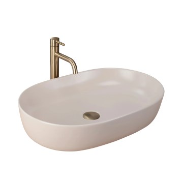 REA-U9655 - Umývadlo na dosku CLEO 41x60,5 cm keramika/béžová