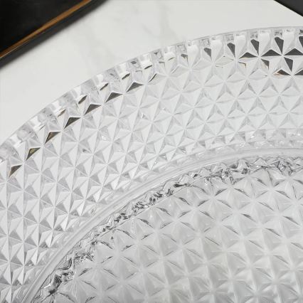 REA-U9670 - Umývadlo na dosku CRISTAL 35,5 cm sklo/priehľadné