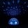 Reality - LED Dotykový projektor SIRIUS LED/0,5W/3xAA modrá