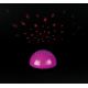 Reality - LED Dotykový projektor SIRIUS LED/0,5W/3xAA ružová