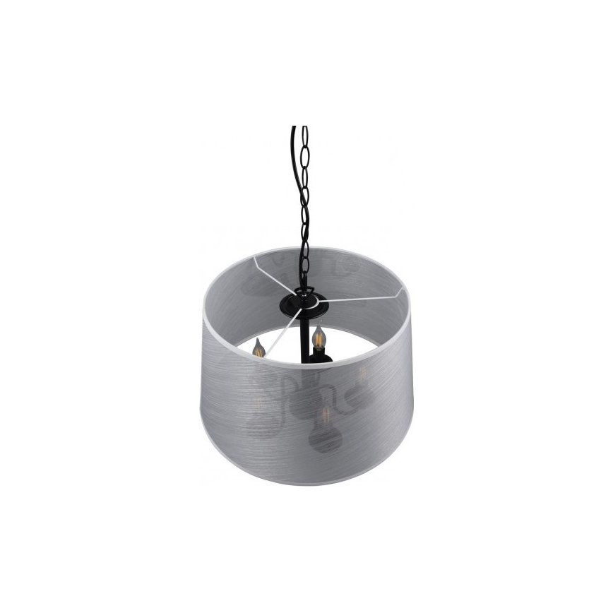 Reality - LED luster na reťazi CIMA 5xE14/40W/230V sivá