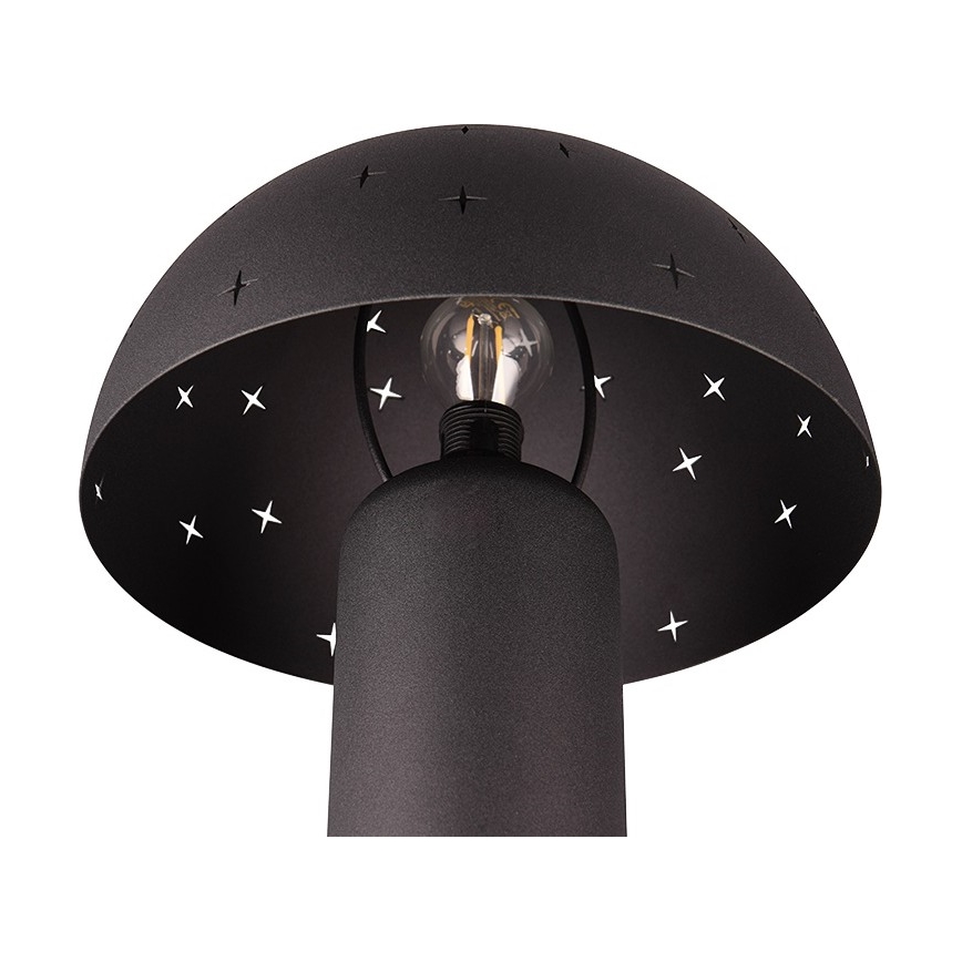 Reality - Stolná lampa SETA 1xE14/28W/230V čierna