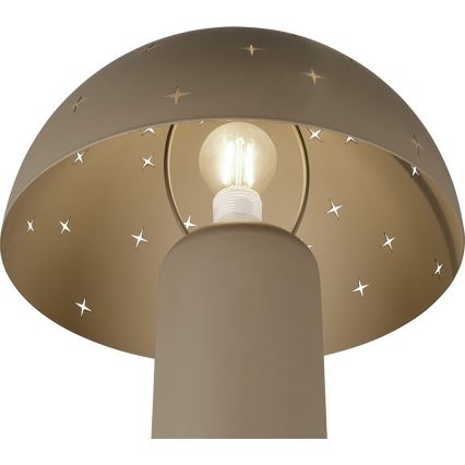 Reality - Stolová lampa SETA 1xE14/28W/230V hnedošedá (taupe)